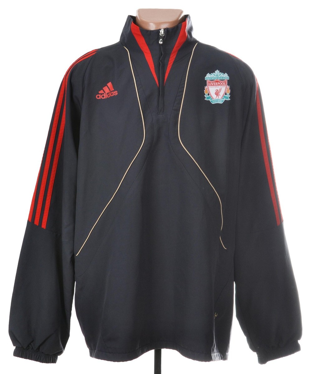 LIVERPOOL 2009/2010 TRAINING FOOTBALL JACKET JERSEY ADIDAS