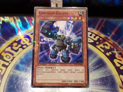 Yu-Gi-Oh! 1 × Star Foil Rare Gogogo Golem