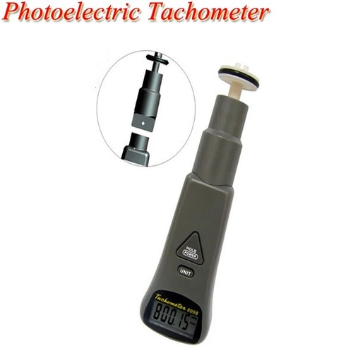 Tacómetro fotoeléctrico de mano con pantalla digital de doble propósito - Imagen 1 de 21