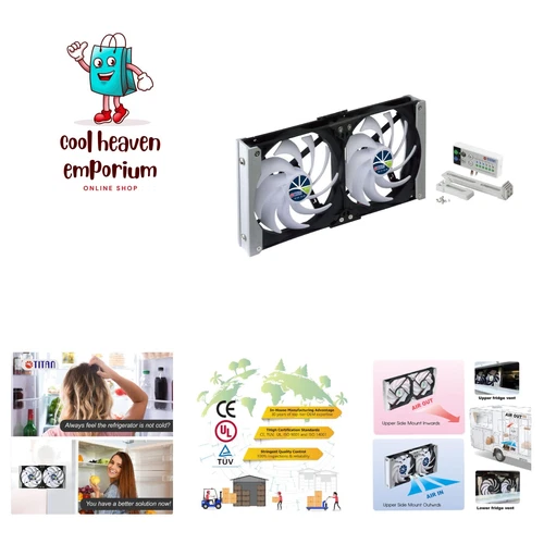 12V DC  Waterproof Double Rack Mount Ventilation Cooling Fan with Timer and S...