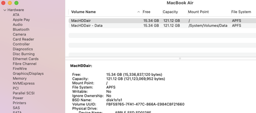 Apple MacBook Air A1465 11.6" (128GB SSD, Intel Core i5, 1.3GHz, 4GB RAM 2013) - Afbeelding 19 van 19