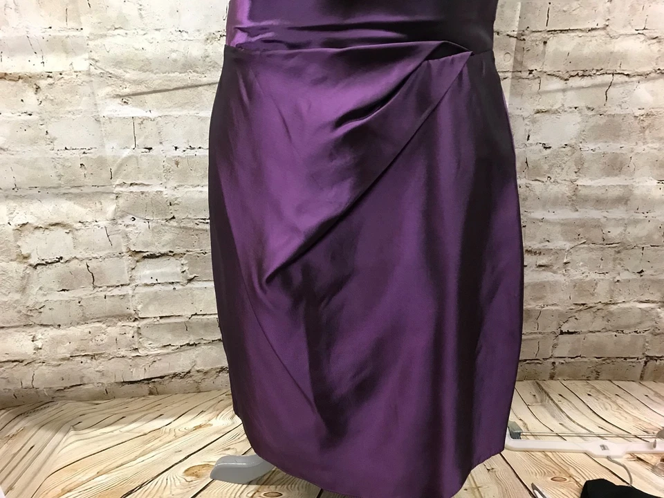 Vestido JLM COUTURE Alvina Valenta Talla 12 Púrpura Formal Dama de honor Baile de graduación Recepción Foto 3 de 4