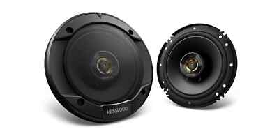 Kenwood KFC 1666R 6.5 Inch Coaxial Car Speakers 300W Peak Power 2 Way Audio