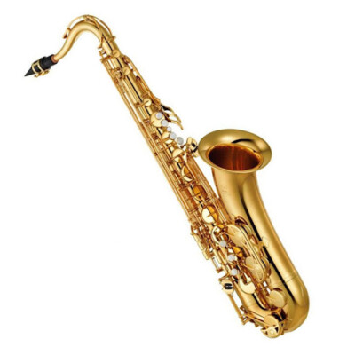 Yamaha YTS-380 サックス ゴールド Yamaha YTS-380 Tenor Saxophone Gold lacquer Bb + Hard Case-No