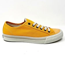 PF Flyers Center Lo Riess Orange White Womens Retro Sneakers PM11CL2D
