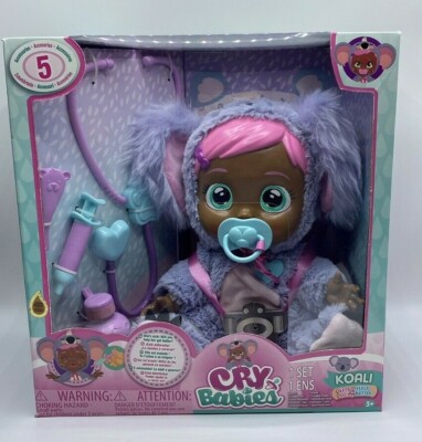 Cry Babies Koali Baby Doll Gets Sick & Feels Better Includes 5 Accessories Age3+