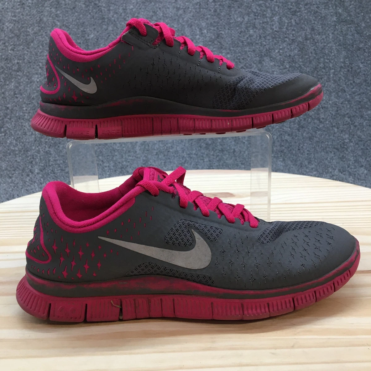 Nike Shoes Womens 7.5 Free 4.0 V2 Running Sneakers 511527 006 Gray