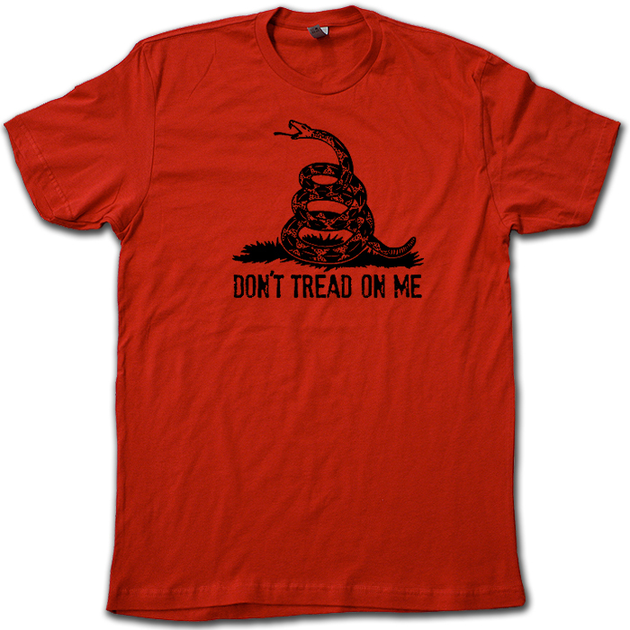 DON'T TREAD ON ME T-Shirt - SuperSoft Gadsden Flag + Metallica