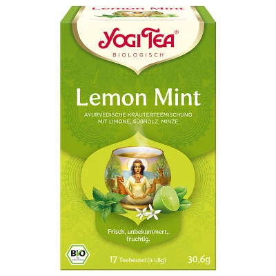 Bio Lemon Mint Teemischung, 30,6 G von Yogi Tea