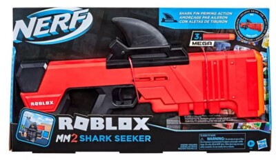 トイガン shark Nerf Roblox MM2 Shark Seeker Dart Blaster w/ Exclusive Virtual