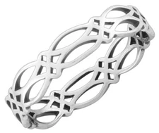 NEW w/tags Sterling Silver Womens Ring Woven Design size 7 or 8
