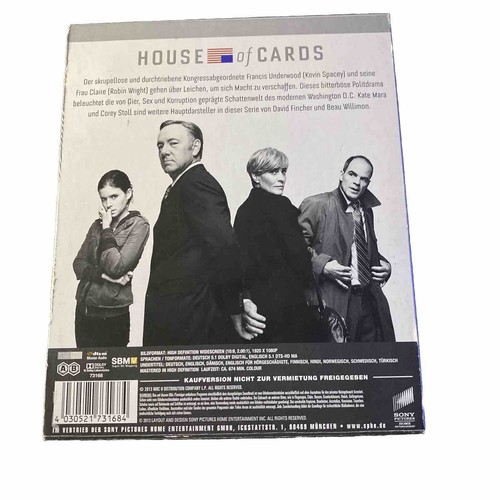 HOUSE OF CARDS - die komplette erste Staffel -Blu Ray - Neuwertig - Imagen 2 de 2