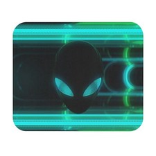 Alienware Green Stadium Light Theme Gaming Mouse Pad Rectangle 