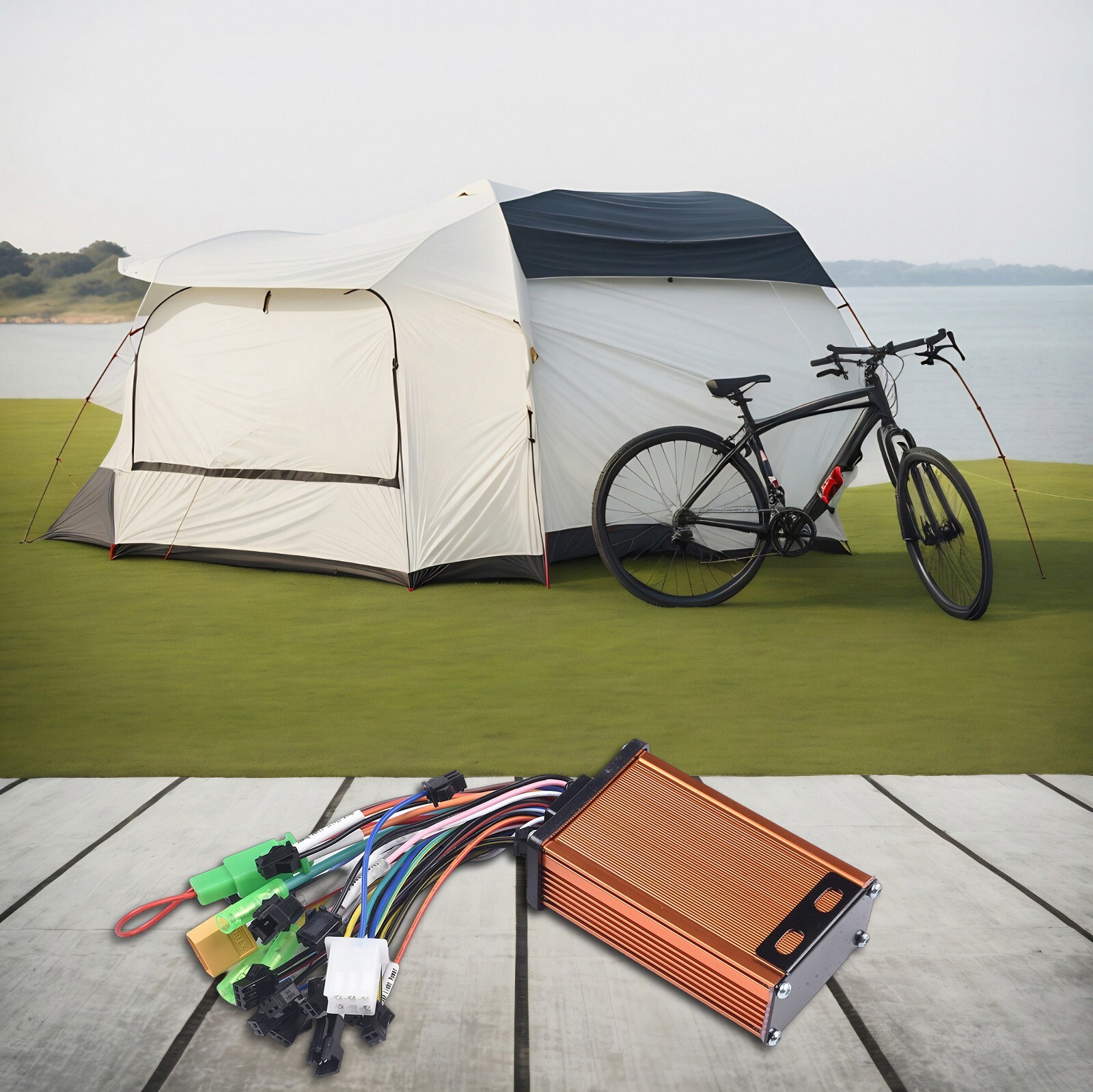 Sine Wave Brushless Controller 36V-52V 350W For Electric Scooter E-Bike ...