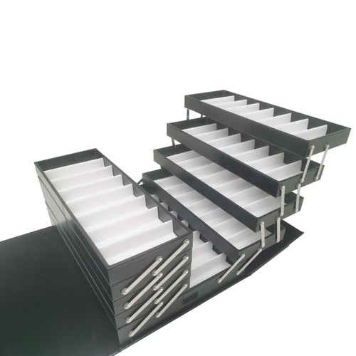 Optical Glasses Suitcase 80 Pairs Glasses Case Foldable Eyeglasses Display Case - Picture 9 of 24