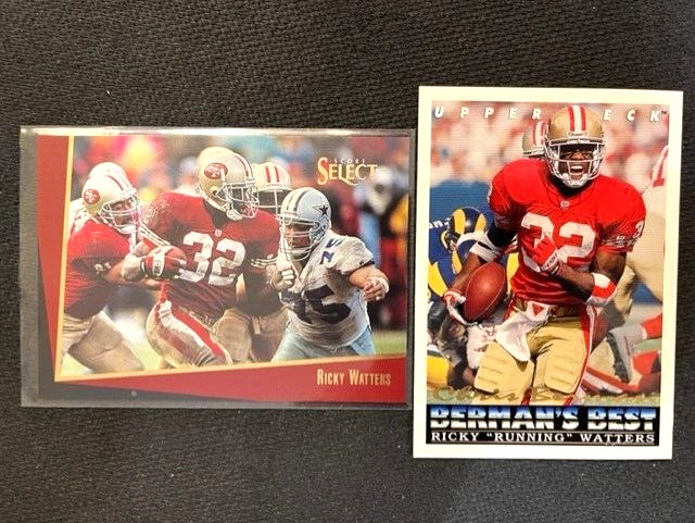 NFL - Ricky Watters 1993 Score Select & 1993 Upper Deck Berman's Best