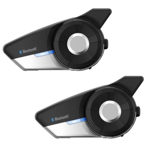 Casque moto SENA 20S EVO modèle 2022 double jeu de haut-parleurs HD Bluetooth - Photo 1/6