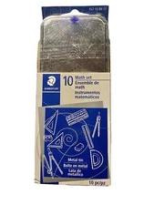 Staedtler Math Set Metal Tin 10 Ensemble Instruments