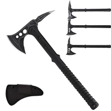 16" Survival Camping Tomahawk Throwing Axe Hatchet Hunting Knife Tactical