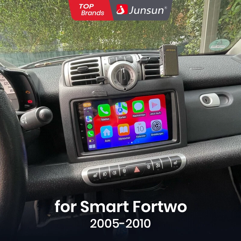 For Smart Fortwo 2005-2010 Apple Carplay Car Stereo Radio Android 13 GPS Navi BT - Image 2 of 4