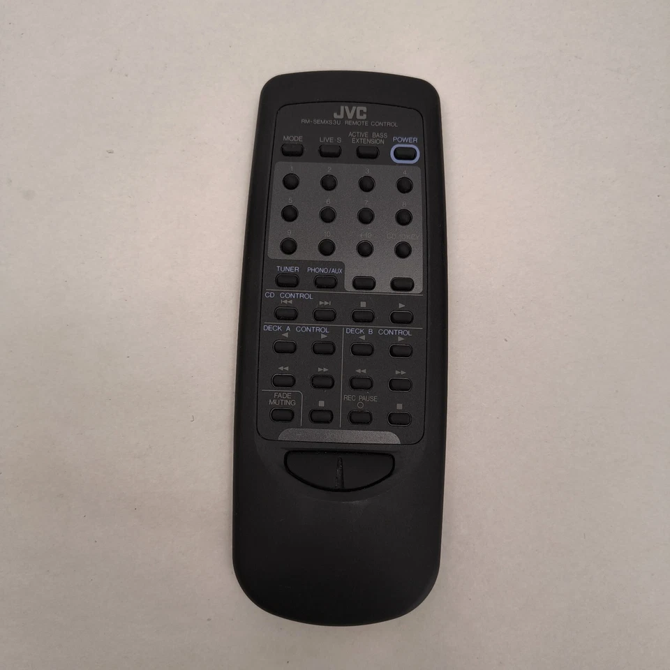 JVC RM-SEMXS3U Genuine Replacement Audio Remote Control - Tested & Working - Image 2 of 4
