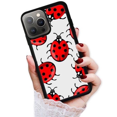 For iPhone SE XS XR Max 5 6 7 8 Plus Anti scratch Cover small beetles Ladybugs - Picture 12 of 25