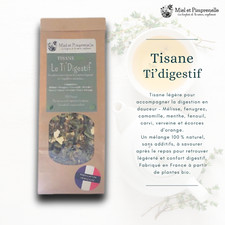 Tisane Digestif Artisanele BIO –Digestion- Ballonnements - Livraison OFFERTE