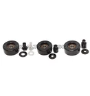 For Porsche 911 Boxster Cayman Belt Tensioner Idler Roller Pulley Kit Set of 3