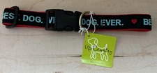 BRAND NEW Up Country Graphic Dog Collars Best Dog Ever, S, M or L