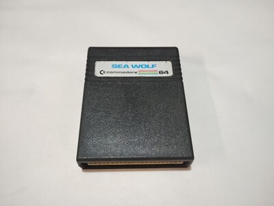 Cartouche Sea Wolf Pour Commodore 64 – PAL – Fonctionne – Jeu Arcade 1988