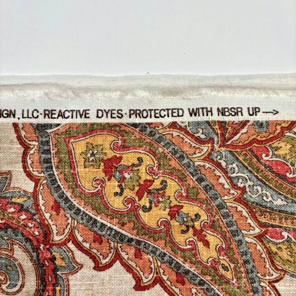 Tela de tapicería de cachemira Covington 1 pieza de edredones artesanales de costura Foto 4 de 4