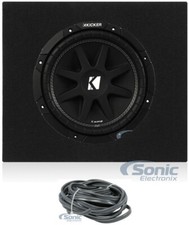 Kicker 43C104 Comp Series 10" Single 4 Ohm Car Subwoofer