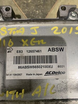 VAUXHALL OPEL ASTRA J 2016 1.6L 12657461 E8312657461 MOTORSTEUERGERÄT ECU