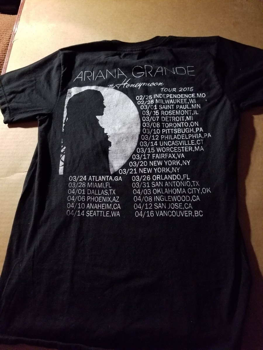 Ariana Grande Tour Tシャツ 2015 アリアナ・グランデ ARIANA GRANDE 2015 THE HONEYMOON WORLD TOUR Tee アリアナ