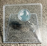 2025 S20P BRITANNIA 1/10 oz .999 FINE SILVER BULLION COIN - IN A PROTECTIVE FLIP