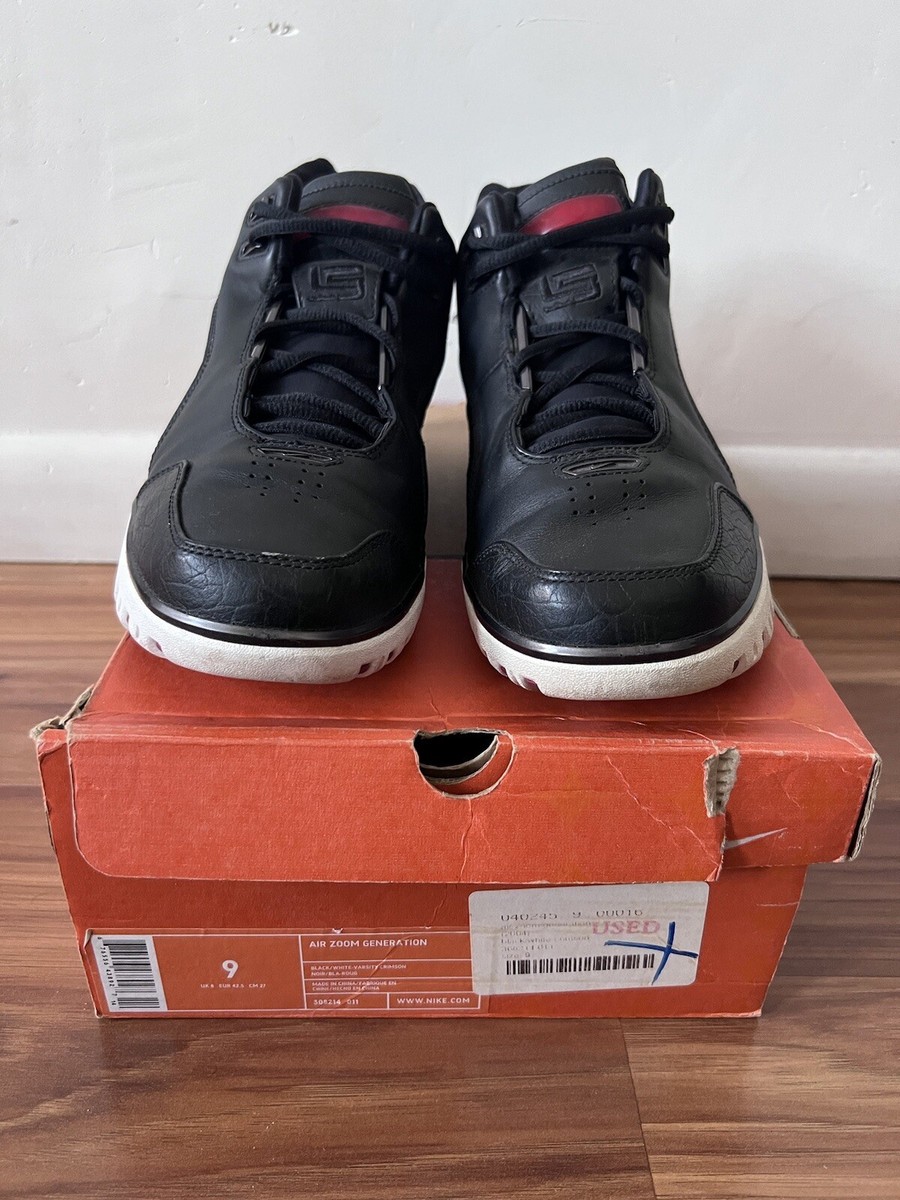 Size 9- Nike Air Zoom Generation 2004 2004 Nike Air Zoom Generation LeBron James 1st Sneakers Sz 8  main image 4