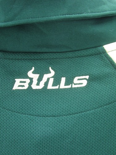 South Florida Bulls Polo Shirt Men XL Green Under Armour Heat Gear NCAA NEW - Picture 12 of 16