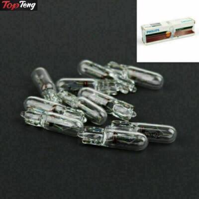 10x Fits PHILIPS 13516 24V T5 W1.2W W2×4.6d Standard Signal Light Lamp Bulb !!