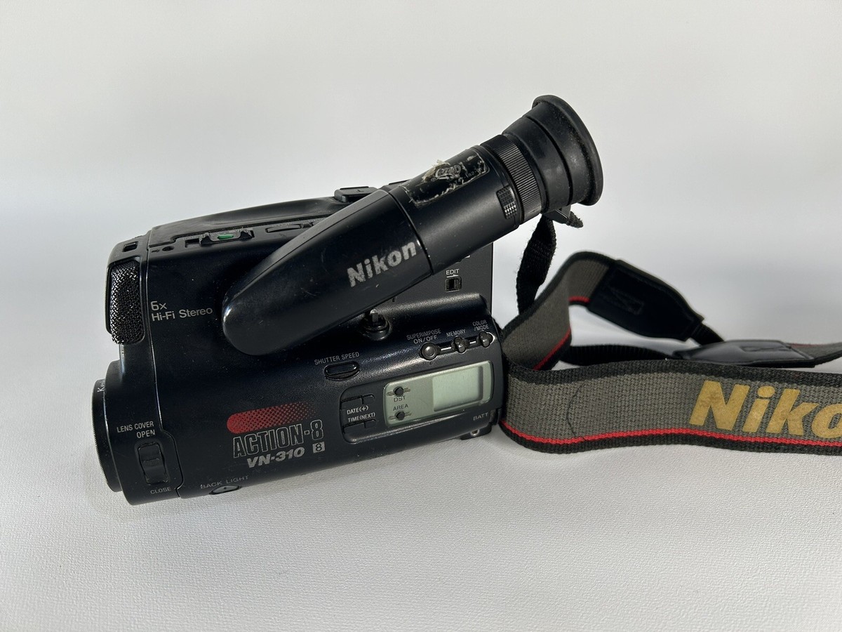 Nikon VN-310 Video Camera Recorder Camcorder Action-8 8mm tape