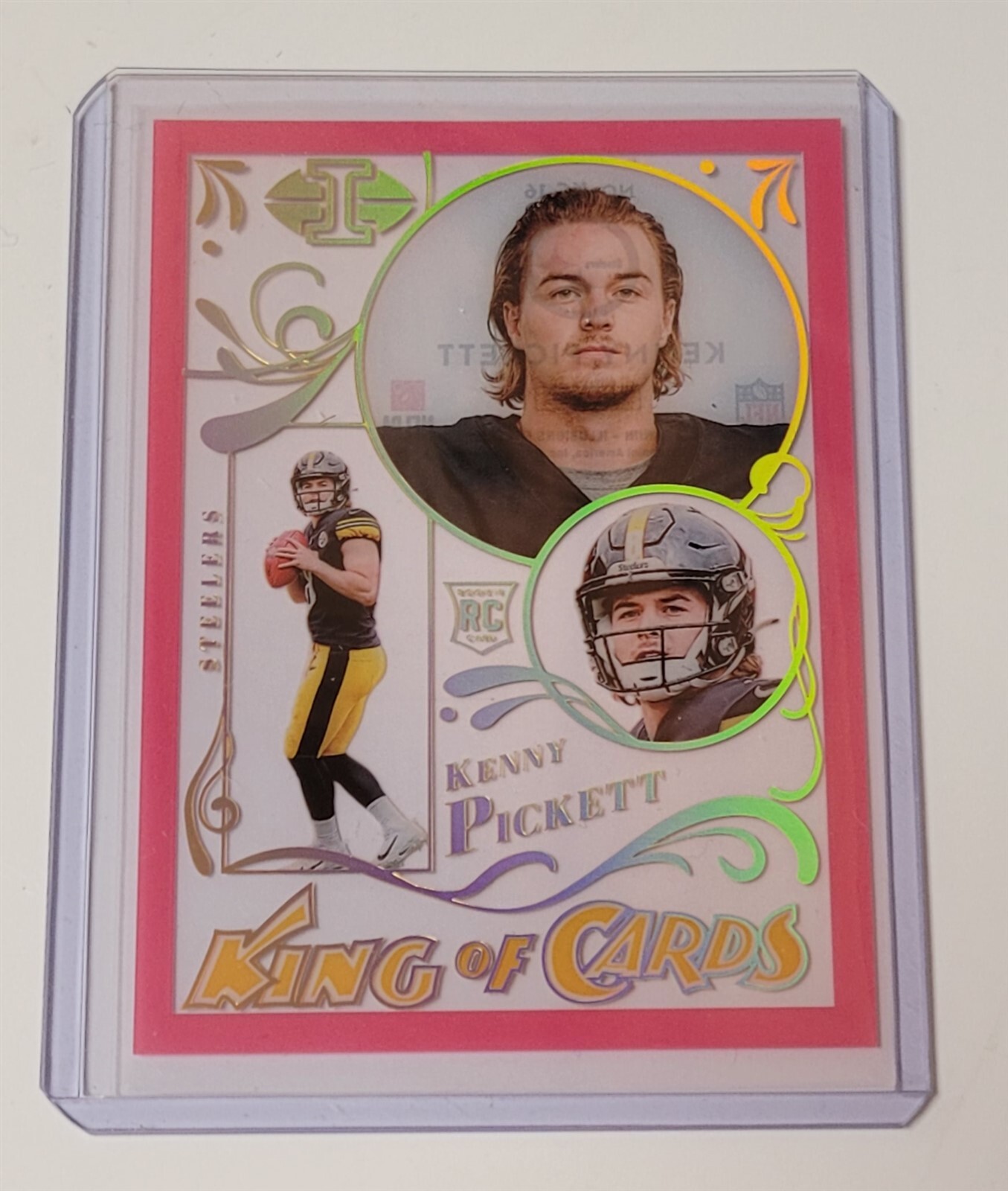Kenny Pickett 2022 Illusions Football Rookie King of Cards Pink Acetate 285/399 eBay