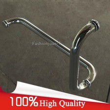 304 Stainless Steel Shower Glass Door Handles Push Pull Handle Towel Bar Chromed