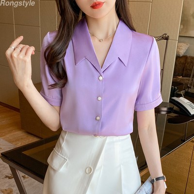 Korean Elegant Women Summer Business 