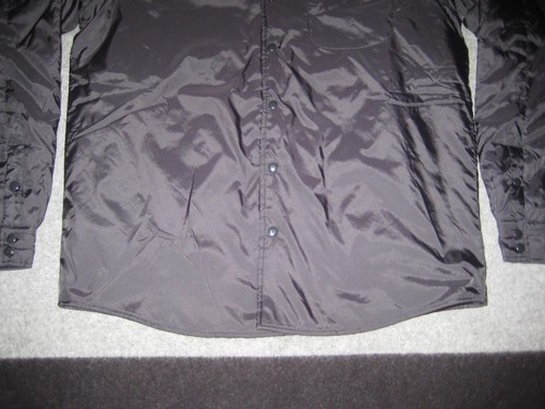 Men's ACTIVE RIDESHOP 2004 Black Insulated Skateboard Button-Up Jacket SOFT! - Picture 2 of 11