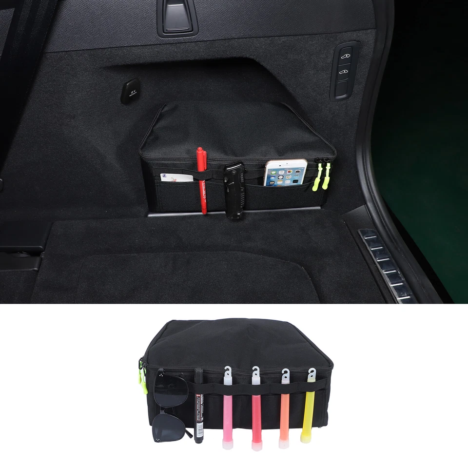 Right Side Trunk Organizer Storage Bin Bag Pocket Fits Volvo XC90 2015-2024 - Image 2 of 4