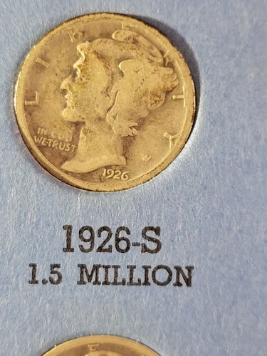 Juegos de monedas de diez centavos de mercurio de EE. UU. No 1916d - Imagen 8 de 14