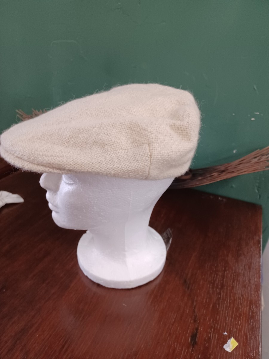 anatomica× JONATHAN RICHARD News Boy Cap Jonathan Richard Tweed Handwoven Wool Flat Cabbie Newsboy