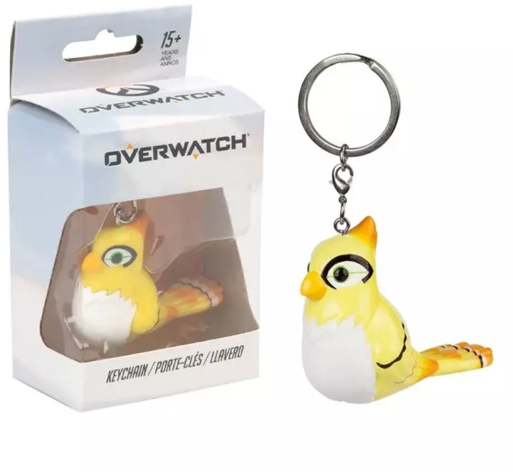 OFFICIAL OVERWATCH GANYMEDE 3D PLASTIC KEYCHAIN KEYRING By JINX