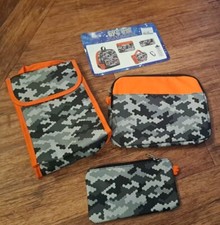 Packed lunch bundle x3 NEW lunch bag tablet sleeve pencil case BNWT lunch set