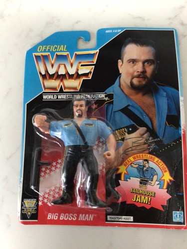 WWF WWE MOC Hasbro Big Boss Man Series 3 **READ DE...