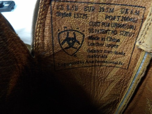 Ariat Heritage Round Toe Western Boots - Women’s Leather Cowgirl Boots size 8.5B - Picture 9 of 10